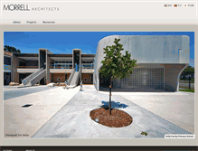 Tablet Screenshot of morrellarchitects.com